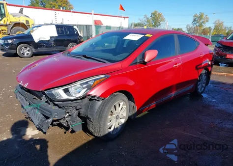 2014 Hyundai Elantra Se from USA, damaged, VIN KMHDH4AE7EU081912
